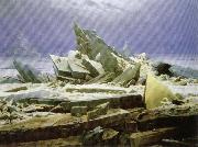 Caspar David Friedrich Shipwreck or Sea of Ice oil painting artist
